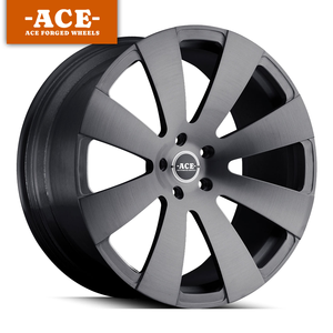 Ruedas Negras ACE de 24 Pulgadas PCD6X139.7 para Autos de Pasajeros, Estilo <span class=keywords><strong>SRT</strong></span> para Chevrolet Silverado, Colorado, Cadillac, GMC, <span class=keywords><strong>Land</strong></span> <span class=keywords><strong>Rover</strong></span> - Product Image 5