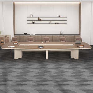 Mesa de Conferencia Saint-Lee, Mesa de Reuniones Rectangular Grande para Oficina, Venta Directa de Fábrica, Estable - Product Image 2