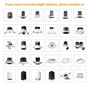 <span class=keywords><strong>Plafonnier</strong></span> encastré LED anti-éblouissement Lendian, spot COB en aluminium pour <span class=keywords><strong>salle</strong></span> <span class=keywords><strong>de</strong></span> <span class=keywords><strong>bain</strong></span>, cuisine, salon - Product Image 5