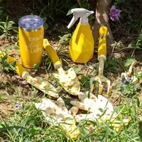 Venta 3PCS Herramientas de jardín Alta calidad Mini Kit de herramientas de jardinería personalizado Metal y plástico 3 en 1 Flores suculentas