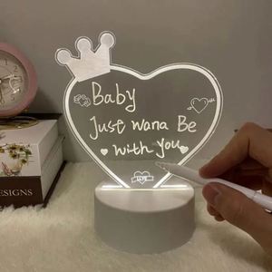 Nouvelles idées créatives et originales, panneaux lumineux à messages LED, artisanat promotionnel pour entreprises, tableau d'affichage lumineux 3D, cadeaux lumineux de nuit - Product Image 2