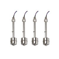 Kualitas tinggi 55mm / 80mm / 100mm / 150mm / 200mm / 300mm / 400mm / 450mm SUS304 tingkat air Float Switch / Level Sensor