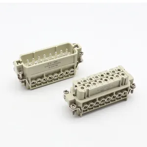 16pin industrial Heavy Duty rectangular Connector replace harting