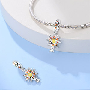Abalorios Colgantes de <span class=keywords><strong>Tarot</strong></span> Místico Sol Luna <span class=keywords><strong>Estrella</strong></span>, Bañados en Plata, Accesorios de Joyería DIY para Pulseras <span class=keywords><strong>y</strong></span> Collares Hechos a Mano - Product Image 5
