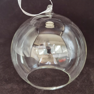 Nouvelle conception tendance d'usine : Couvercles en verre transparent de 8 cm, 10 cm et 12 cm de différentes tailles pour la décoration intérieure de Noël et les motifs DIY - Product Image 3