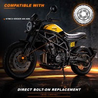 Part & Aksesoris Motor Baru Custom Rotor Cakram Rem Depan Floating 300mm untuk KYMCO KRIDER 400 ABS