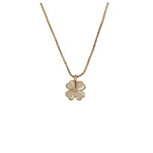 Lucky quadrifoglio Fortune Shamrock Flower pendenti collane <span class=keywords><strong>gioielli</strong></span> da donna regalo di natale dell'<span class=keywords><strong>amante</strong></span> - Product Image 1