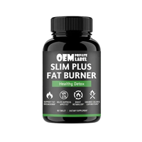 Accélérateur de perte de poids, brûleur de graisse cliniquement prouvé et coupe-faim pour femmes, 60 capsules SLIM PLUS FAT BURNER Capsules