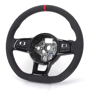 Volante de Microfibra Personalizado para VW Polo R-Line GTI GTE Golf MK6 MK7 Passat Tiguan <span class=keywords><strong>Cabrio</strong></span> - Product Image 3