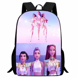 Tas Ransel Trendy K-hunting Girl Group, Ringan, Bernapas, untuk Anak Laki-laki dan Perempuan, Kembali ke Sekolah, Cetak Anime Lucu, Tas Sekolah Siswa - Product Image 1