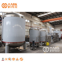 Usine d'eau minérale entièrement automatique / Ligne de production complète de machines de remplissage et d'embouteillage d'eau pour bouteilles PET d'eau minérale pure