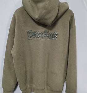Felpa Oversize da Uomo con Spalle Cadenti, Stampa Floreale Rosa e Slogan Scritto a Mano, Pullover Personalizzato in Tessuto - Product Image 5