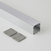 3535B vente en gros couleur personnalisée LED lumière linéaire 35X35mm dissipateur de chaleur monté en surface LED profilé en aluminium