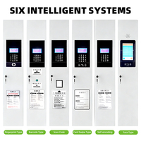 Casillero Electrónico Inteligente para Almacenamiento de Equipaje con Contraseña, Gabinete Inteligente de Autoservicio para Estaciones, Lugares Turísticos y Hoteles