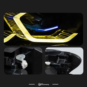 Faro Anteriore per <span class=keywords><strong>BMW</strong></span> <span class=keywords><strong>F20</strong></span> con Lente Proiettore 2015-2018 F21 116i 118i 120i, Lente Segnalazione Caravelle DRL, <span class=keywords><strong>Accessori</strong></span> Auto - Product Image 6