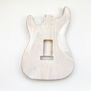 ตัวกีตาร์แบบกำหนดเอง สีขาว ทรงบาร์เรล ไม้แอช พร้อมขาย - Product Image 6