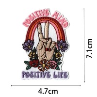 Nouvelle Collection : Écussons Thermocollants Brodés Motifs Printaniers, Mots Anglais Colorés, Logos Personnalisés pour Sacs, Chapeaux, Vêtements – Tailles Personnalisées
