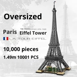 Tương Thích 10307 Qua Biên Giới <span class=keywords><strong>Eiffel</strong></span> Tháp ABS Nhựa Xây Dựng Khối <span class=keywords><strong>Paris</strong></span> Pháp 1:1 Quy Mô 40-Mảnh Khó khăn Tự Làm Đồ Chơi - Product Image 6