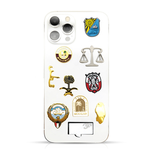 Metal Craft <span class=keywords><strong>DIY</strong></span> Personalizado Macio Esmalte Broche Uae Saudi Lapel Pin Com Adesivo Voltar - Product Image 6