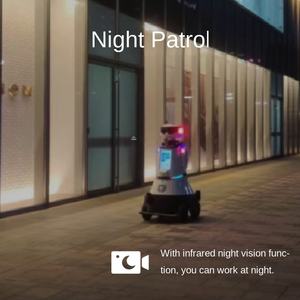 <span class=keywords><strong>Robot</strong></span> de patrouille <span class=keywords><strong>autonome</strong></span> Pangolin White Cat Sheriff, <span class=keywords><strong>surveillance</strong></span> vidéo à 360°, analyse intelligente, commande vocale, écran tactile - Product Image 4