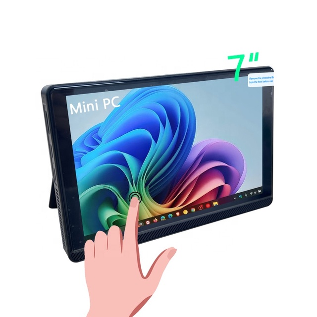 Handheld Computer with 7inch Display Portable Mini Pc Intel N100 Onboard DDR5 Mini Computer Laptop Pc