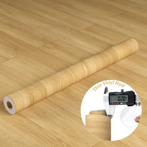 Self-Adhesive Waterproof <strong>PVC</strong> <strong>Vinyl</strong> <strong>Flooring</strong> Roll Peel Stick Wood Tiles for Kitchen RV Other Spaces with Plain Surface Texture - Product Image 6