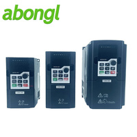 Pengontrol Kecepatan Pompa Kipas Tugas Berat VFD Vektor Tiga Fasa 380V 2.2kw Berkinerja Tinggi Satu Fasa 220 Volt Diproduksi Abongl
