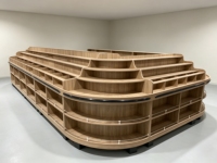 Étagère de supermarché, rayonnage gondole pour la vente au détail, présentoir gondole simple et double face, rayonnages personnalisés pour magasins de détail