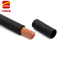 Câble de soudage super flexible 0,20 mm en cuivre fin 99,95 % pur, conducteur en cuivre, isolé en caoutchouc, câble de batterie, usine OEM 16 25 mm²