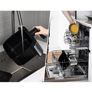 <span class=keywords><strong>Friteuse</strong></span> à air intelligente de 8 L - Modes prédéfinis, affichage numérique, sans huile, noir et acier inoxydable <span class=keywords><strong>pour</strong></span> les rassemblements familiaux de 4 à 6 <span class=keywords><strong>personnes</strong></span> - Product Image 6