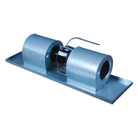 Ventilateur de ventilation à double entrée à large plage de température LONGWELL pour unité de bobine de ventilateur de climatisation à haut débit d'air pour climatiseur central commercial