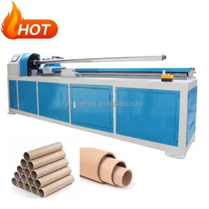 china factory price cnc automatic long cardboard paper packaging pipe core tube slitting cutting machine