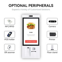 Terminal de Kiosco de 24 Pulgadas con Reconocimiento Facial, Android 11, Impresora Integrada, Pantalla Táctil, para Hotel, Auto Check-in, Monitor SDK