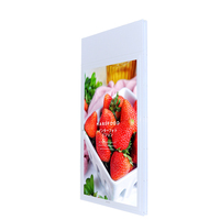 Layar Iklan Digital Signage LCD 43" Ganda Dua Sisi untuk Pemasangan di Langit-langit