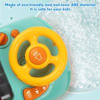 Jouets de volant musical - Certifiés CPSIA CPC ASTM, écologiques, jeu de course simulé pour tout-petits, pour garçons de 4 à 6 ans