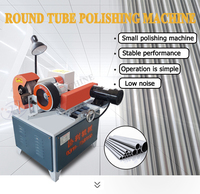Machine de polissage automatique de tubes ronds 1-120, alimentation automatique, élimination de la rouille des tuyaux métalliques, brossage, polissage miroir, ébavurage, décapage de la calamine