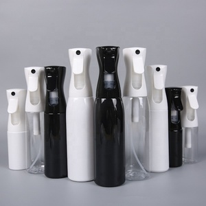 Cosmetic Salon high pressure mist bottle 100ml 200ml 300ml continuous plastic mist spray bottle