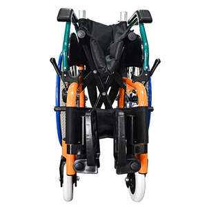 Mobilitätshilfe Leichter Höhenverstellbarer/Fußstützenverstellbarer Aluminium-Legierung Faltbarer Manueller Rollstuhl für Rehabilitation - Product Image 2