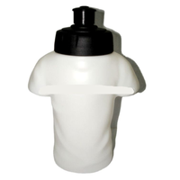 Forme de t-shirt d'exercice Premium Sport Hygienic Carrier Track Fitness Water Gym Football Bouteille d'eau en plastique avec logo personnalisé