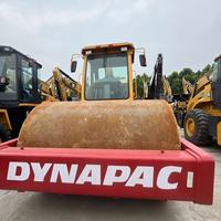 Rouleau compresseur vibrant à tambour unique Dynapac CA25D d'occasion, 10 tonnes, pour la construction routière