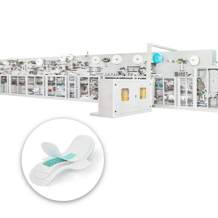 Peixin Full Servo Automatic Under Pad Sanitary Napkin Adult Baby Diaper Production Line Making Machine