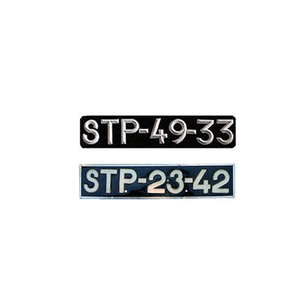 Plaque d'immatriculation vierge personnalisée par sublimation, fabrication directe d'usine, pour Sao Tomé-et-Principe - Product Image 6