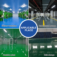 Polyuréthane deux composés ligne de séchage rapide marquage couche de finition A B peinture composée pour les parkings