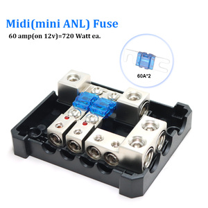 Portafusibles ANL Mini <span class=keywords><strong>de</strong></span> 60A para Reequipamiento <span class=keywords><strong>de</strong></span> Audio <span class=keywords><strong>de</strong></span> Automóvil, Bloques <span class=keywords><strong>de</strong></span> <span class=keywords><strong>Fusibles</strong></span> para Audio <span class=keywords><strong>de</strong></span> Automóvil para Campers y Automóviles - Product Image 5