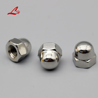 SS304 316 Écrou dôme hexagonal DIN1587 Écrous borgnes M3-M20 Acier inoxydable Hexagonal ordinaire