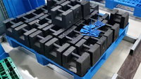 Paletas de Plástico Reciclado Apilables de Alta Resistencia para Almacenamiento, Tipo Cerrado de 3 Patines, 1200*1000mm, HDPE, Gran Tamaño, en Oferta