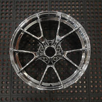 Jantes forgées sur mesure chromées concaves profondes pour voiture, OEM 5x112 5x114.3 5x120 18 19 20 21 22 pouces