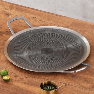 Piastra per Barbecue Coreano in Acciaio Inox per Esterni, Fornello a Induzione 410, Stile Campeggio, Piastra per Barbecue Domestica a Cassetta - Product Image 2