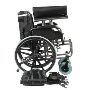 Fauteuil roulant manuel pliable personnalisable - Cadre en acier allié ultra-léger à propulsion manuelle pour personnes âgées - Product Image 4