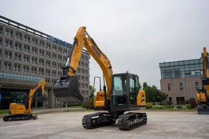 XE105GA efficace 8t 9t <span class=keywords><strong>10t</strong></span> <span class=keywords><strong>11t</strong></span> 12t Petite pelleteuse diesel sur chenilles Excavatrice Machines de terrassement avec prix d'usine - Product Image 2
